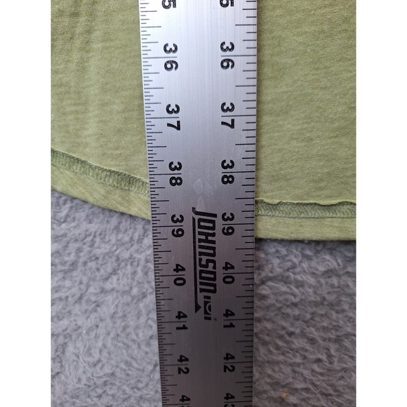 M|Dressfo Olive Green Flowy Dress Women's Size 6 Shoulder Straps Feminie Party - Picture 5 of 6